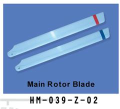HM-039-Z-02 main rotor blades